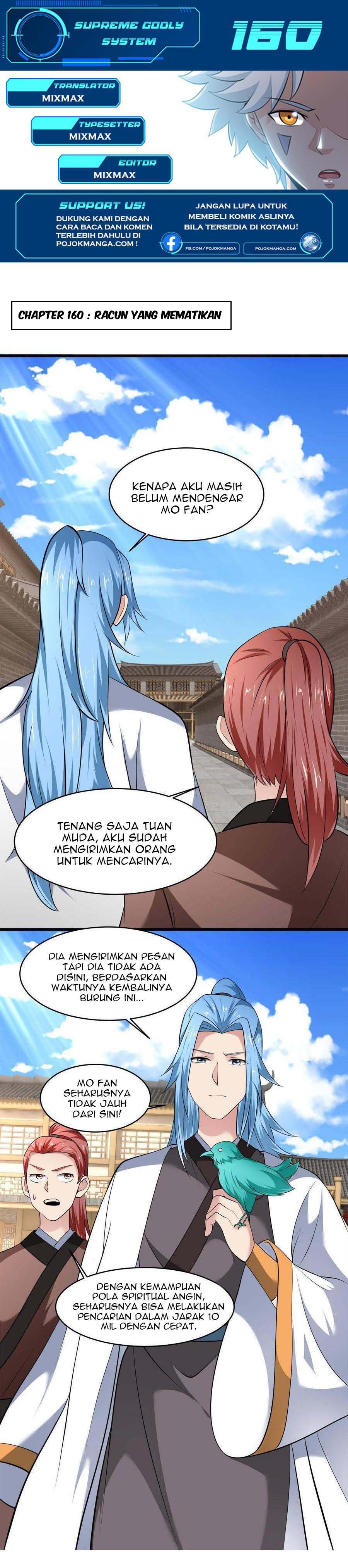 Supreme Godly System Chapter 160 Bahasa Indonesia